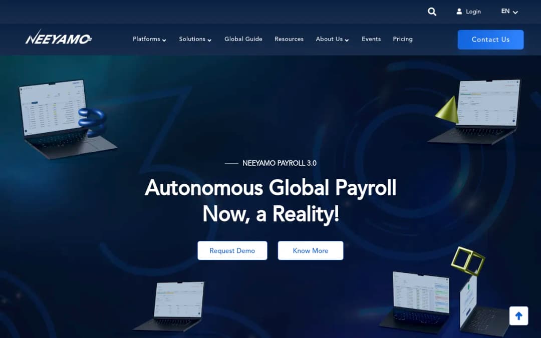 Neeyamo platform screenshot