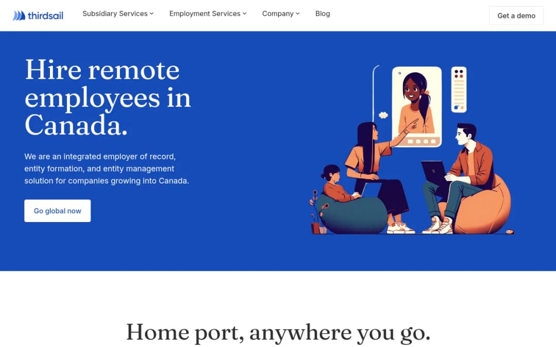 Thirdsail platform screenshot