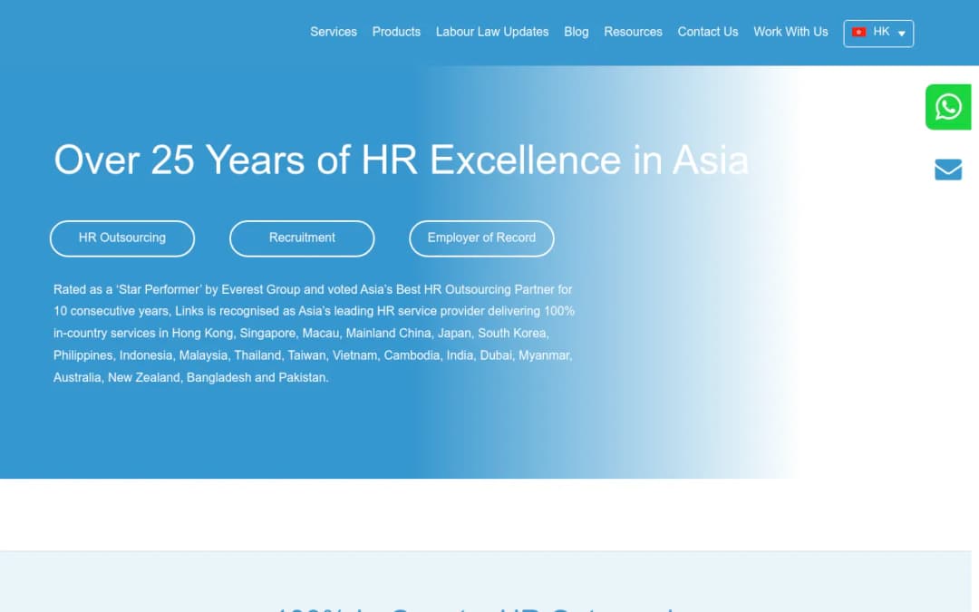 Links International platform screenshot