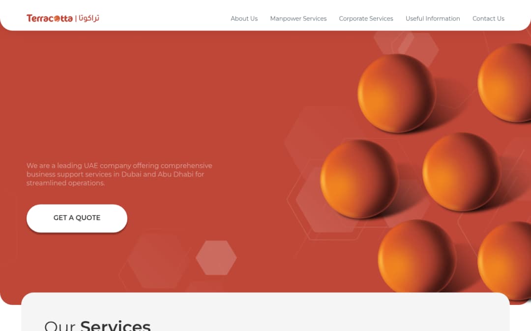 Terracotta platform screenshot
