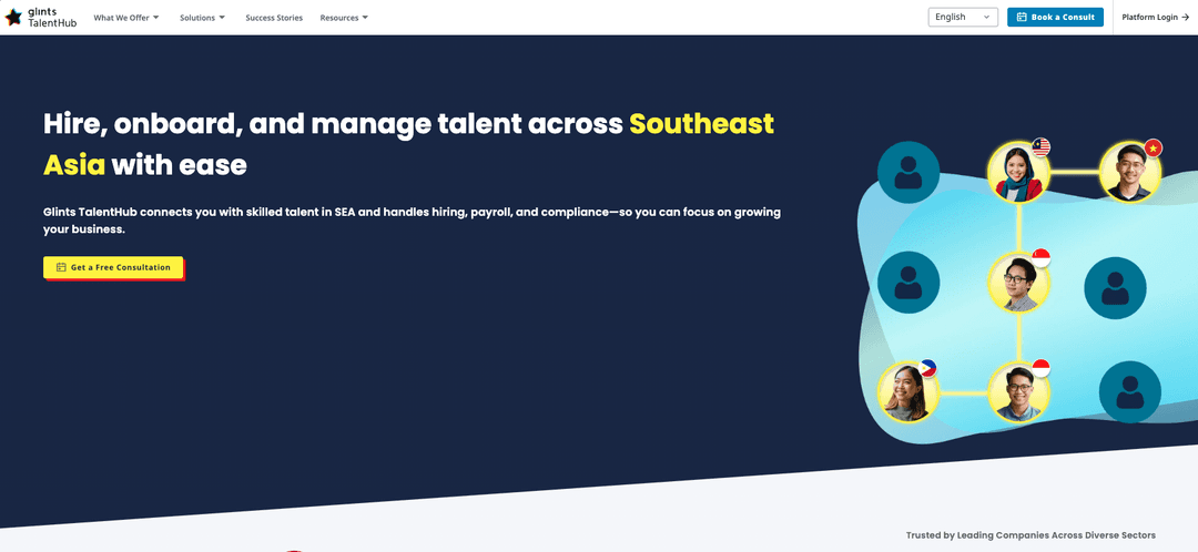Glints TalentHub platform screenshot