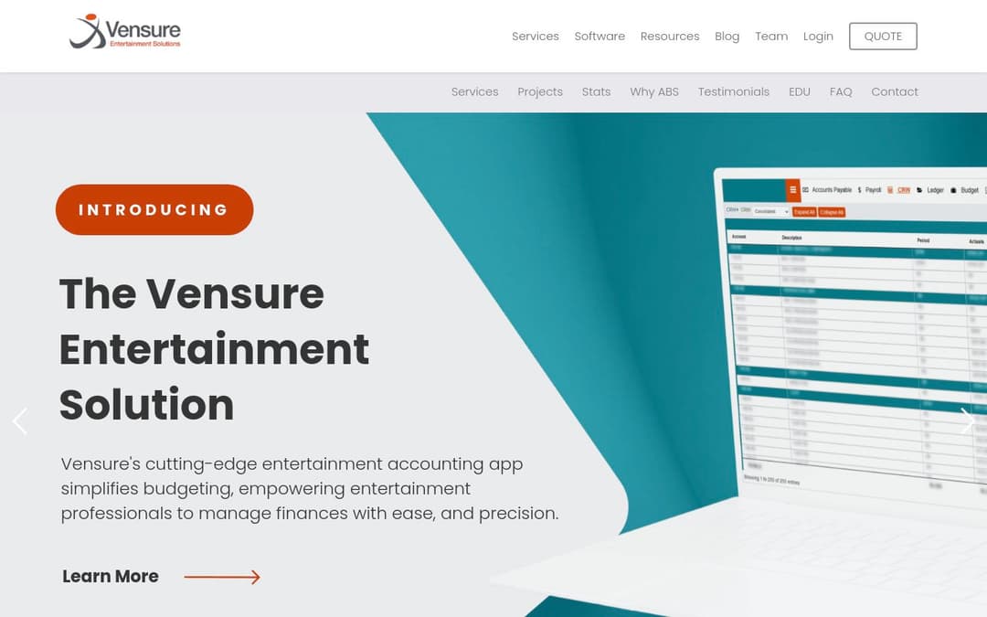 ABS Payroll & Accounting platform screenshot