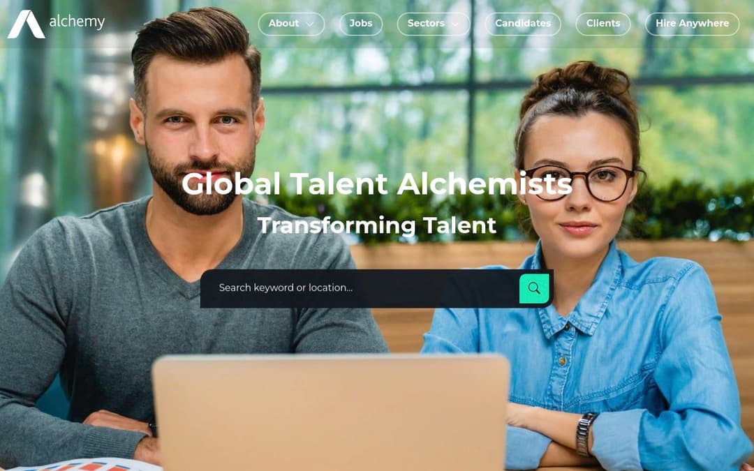 Alchemy Global Talent Solutions platform screenshot