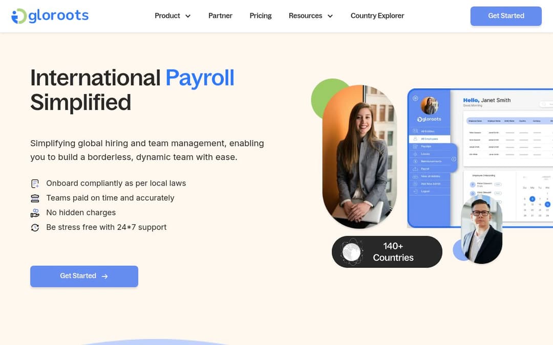 Gloroots platform screenshot