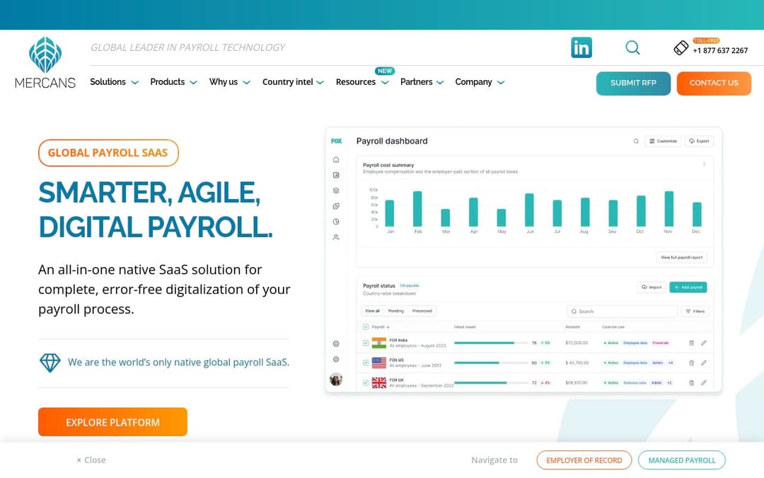 Mercans platform screenshot