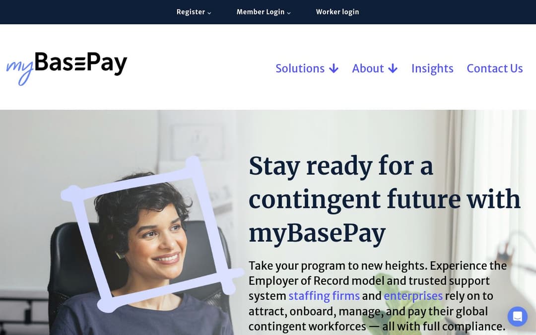 myBasePay platform screenshot