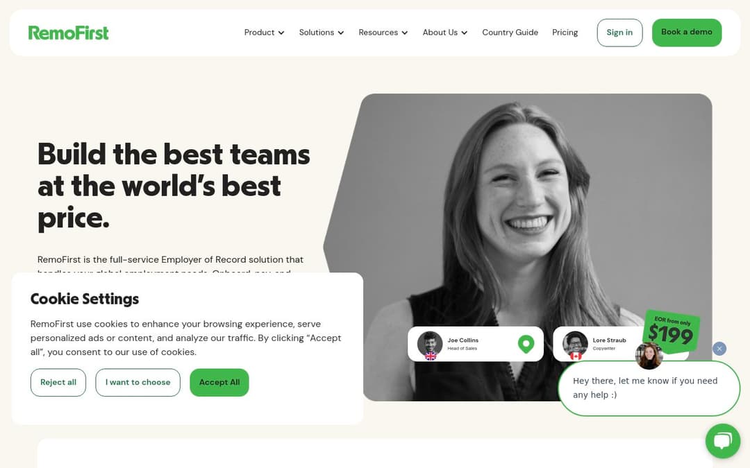 RemoFirst platform screenshot