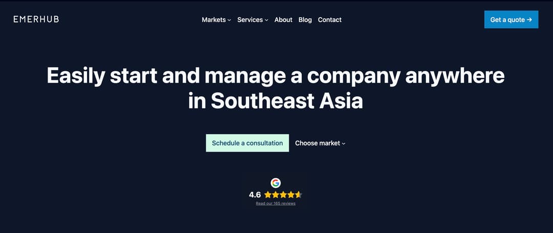 Emerhub platform screenshot