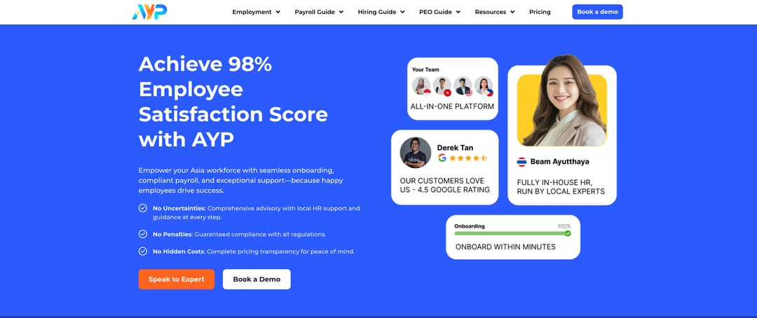 AYP platform screenshot